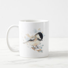 Chickadee Waterverf Flowers Koffiemok