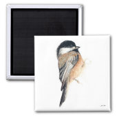 Chickadee Waterverf kunstmagneet Magneet