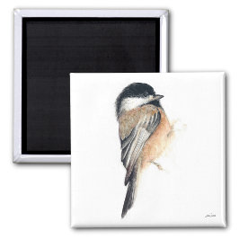 Chickadee Waterverf kunstmagneet Magneet