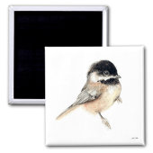 Chickadee Waterverf kunstmagneet Magneet