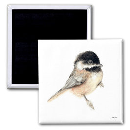 Chickadee Waterverf kunstmagneet Magneet