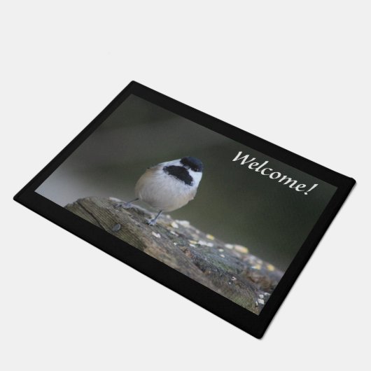 Chickadee Welcome Mat (Schuin)