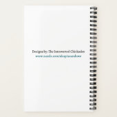 Chickadee Whispers Notitieboek (Achterkant)