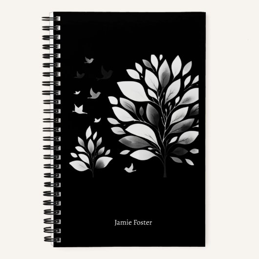 Chickadee Whispers Notitieboek (Voorkant)