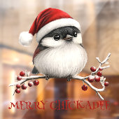 Chickadee Window Cling Raamsticker (Vel 2)