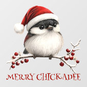 Chickadee Window Cling Raamsticker (Vel)
