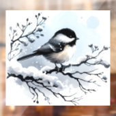 Chickadee Window Cling Raamsticker (Vel 2)
