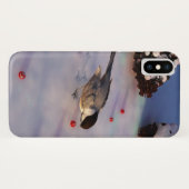 Chickadee Winter iPhone Case (Achterkant (horizontaal))