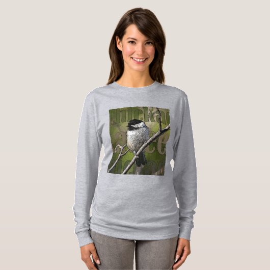 Chickadee Women's Basic Long Sleeve T-shirt (Voorkant volledig)