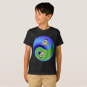 Chickadee Yin Yang T-shirt (Voorkant volledig)