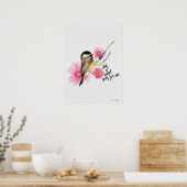 Chickadee zingt een zoet song voor mij poster (Keuken)