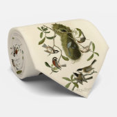 Chickadees and Bushtit, Audubon's Birds of America Stropdas (Opgerold)