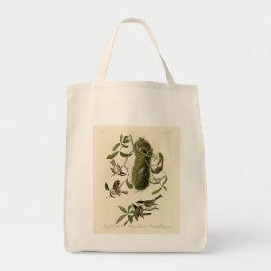 Chickadees and Bushtit, Audubon's Birds of America Tote Bag