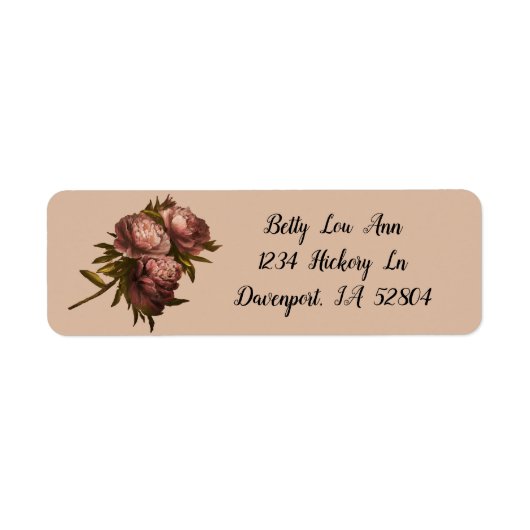 "Chickadees" [design 2] Etiket (Voorkant)