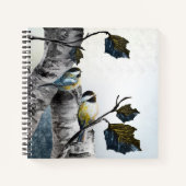 "Chickadees" [design 2] Multi sizes Notitieboek (Voorkant)