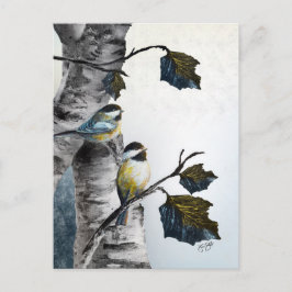 "Chickadees" [Design 2] Small  Briefkaart