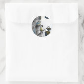 "Chickadees" [Design 2] Small  Ronde Sticker (Tas)