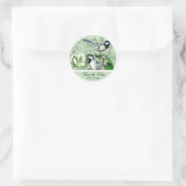 Chickadees en Magnolias Save the Date Stickers (Tas)