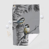 Chickadees Golfhanddoek (Insitu)