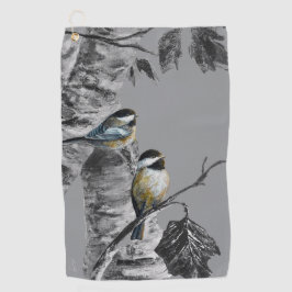 Chickadees Golfhanddoek