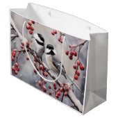 Chickadees Groot Cadeauzakje (Achterkant Gekanteld)