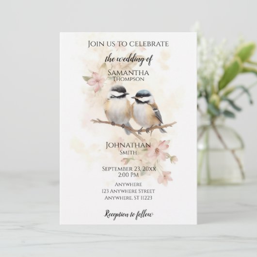 Chickadees Kaart (Staand voorkant)