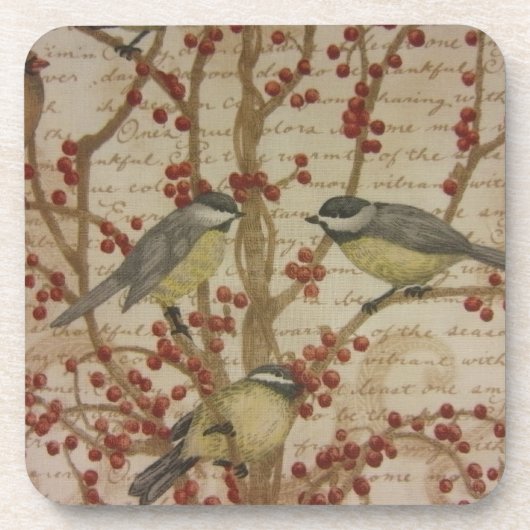 Chickadees Onderzetter (Voorkant)