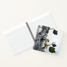 "Chickadees" [ontwerp 2] Diverse formaten Notitieboek