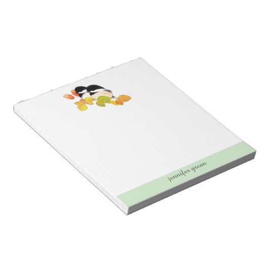 Chickadees Personalized Notitieblok (Schuin)