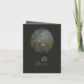 Chickadees Pond Bedankkaart (Achterkant)