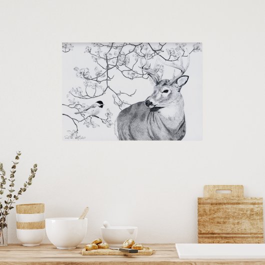 Chickadee's Song Poster (Keuken)