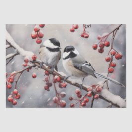 Chickadees Tissuepapier
