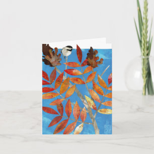 Chickadekaart Bedankkaart