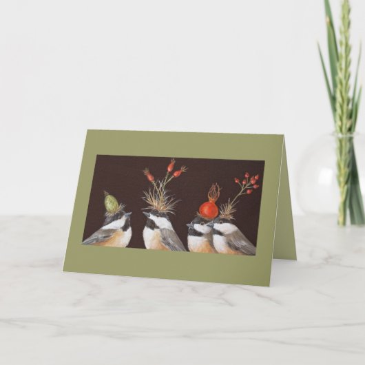 Chickadekaart Kaart (Voorkant)