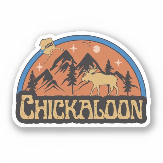Chickaloon, Alaska Sticker (Voorkant)