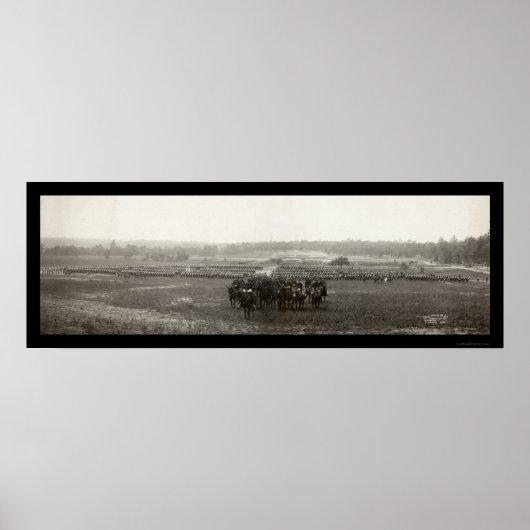 Chickamauga Army Foto 1898 Poster (Voorkant)