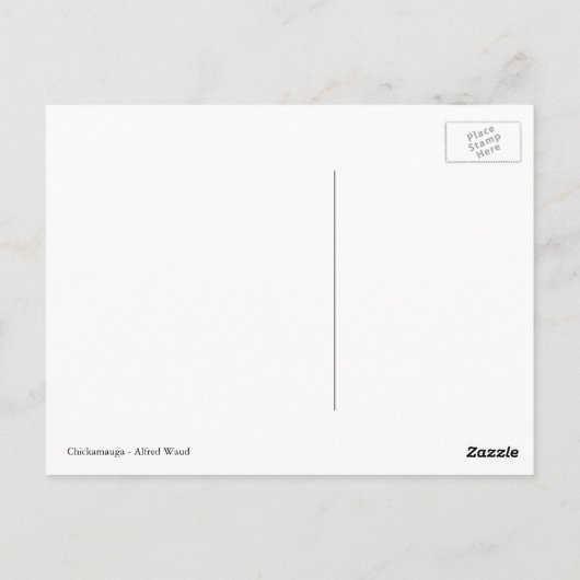 Chickamauga Briefkaart (Achterkant)