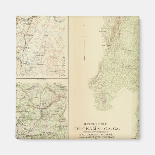 Chickamauga, Ga Magneet (Voorkant)