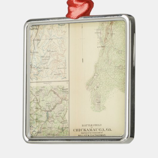 Chickamauga, Ga Metalen Ornament (Links)