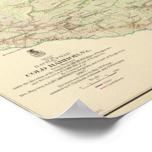 Chickamauga, Ga Poster (Hoek)