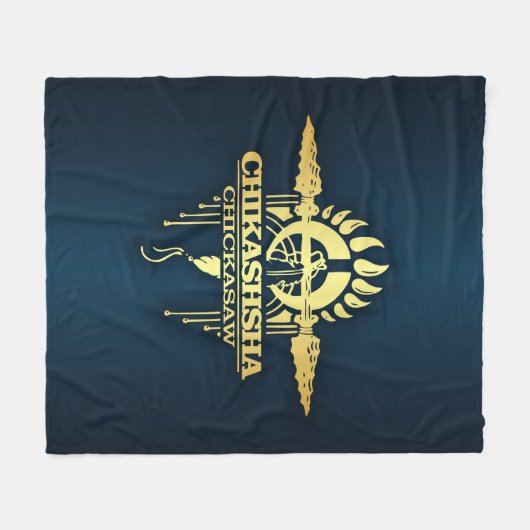 Chickasaw 2 fleece deken (Voorkant (Horizontaal))