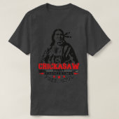 CHICKASAW Eerste Amerikaanse Natie T-shirt (Design voorkant)