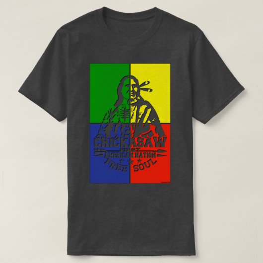 Chickasaw eerste land t-shirt (Design voorkant)