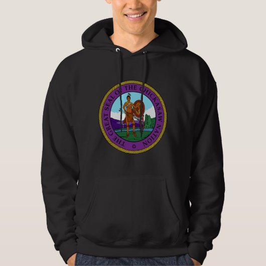 Chickasaw Nation Seal Hoodie (Voorkant)
