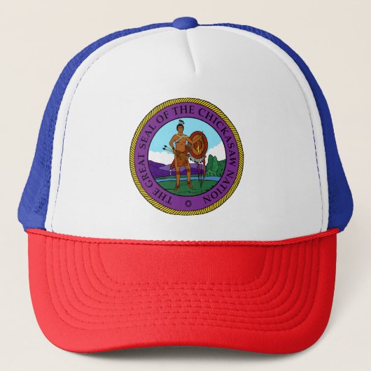 Chickasaw Nation Seal Trucker Pet (Voorkant)