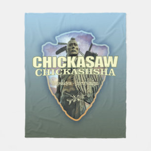 Chickasaw (pijlpunt) fleece deken