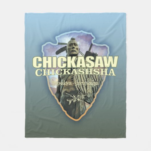 Chickasaw (pijlpunt) fleece deken (Voorkant)