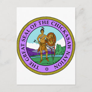 Chickasaw Seal Briefkaart