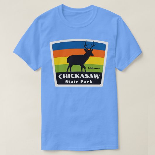 Chickasaw State Park Alabama Roaming Herten T-shirt (Design voorkant)
