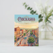 Chickasha, Oklahoma Briefkaart (Staand voorkant)